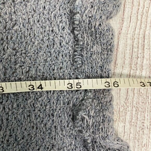 Say what women S cotton blend grey open front knit long cardigan - Picture 9 of 9